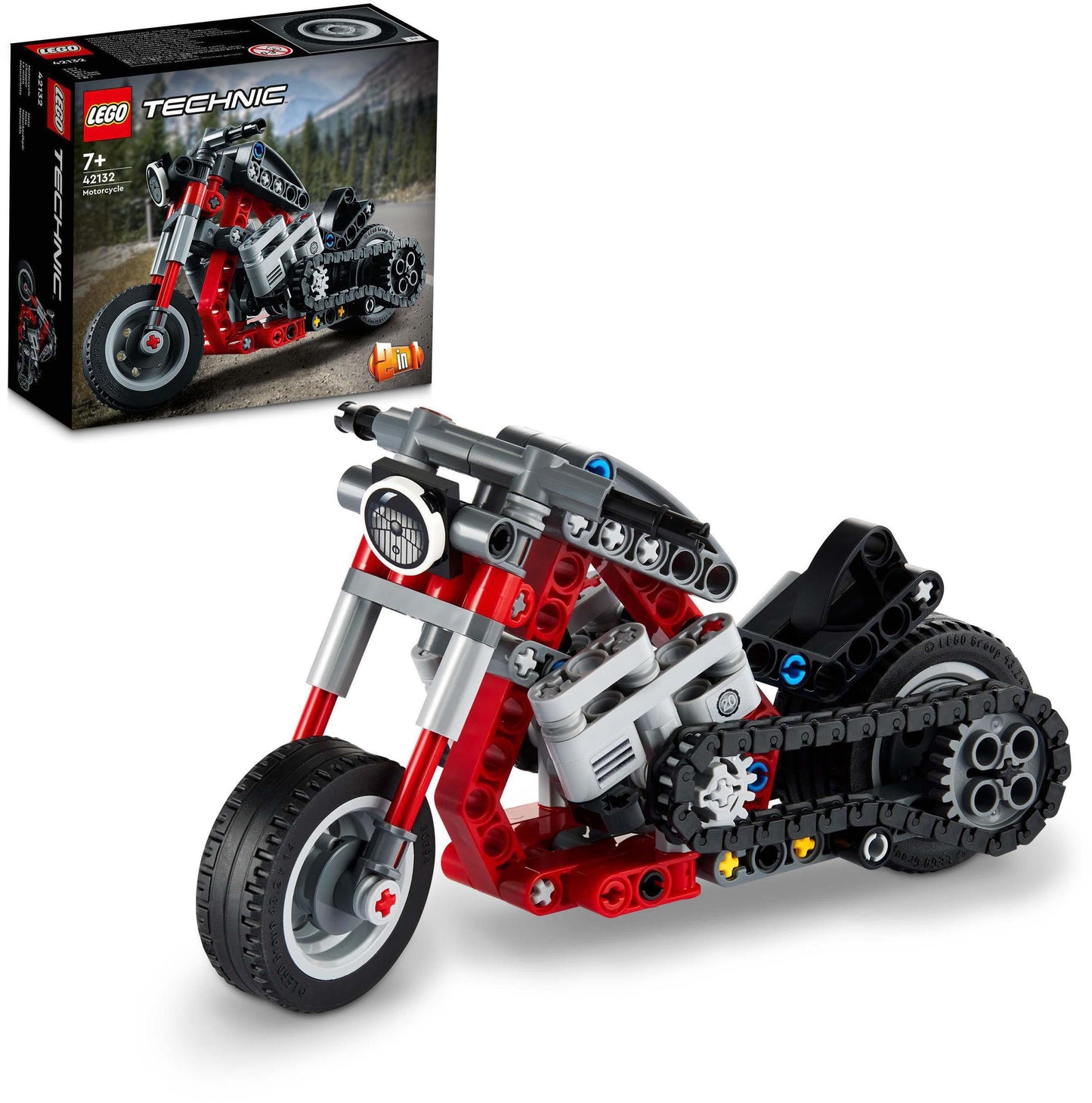 LEGO® Technic 42132 Chopper - Motorrad - 2in1 NEU OVP