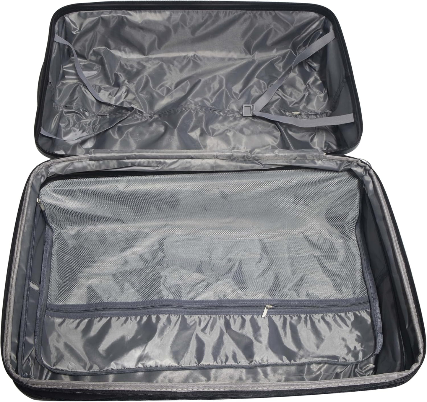 DMS 3tlg. Trolley Hartschalenkofferset BK-3002 Schwarz