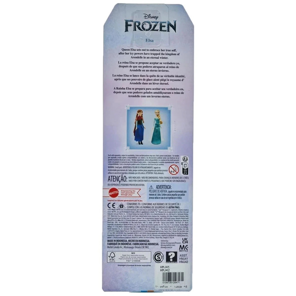 Disney Frozen Elsa Puppe Mattel ca. 30 cm Die Eiskönigin neu OVP Kinder Geschen