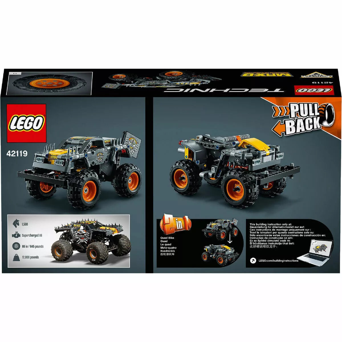 LEGO 42119 Technic Monster Jam™ Max-D™