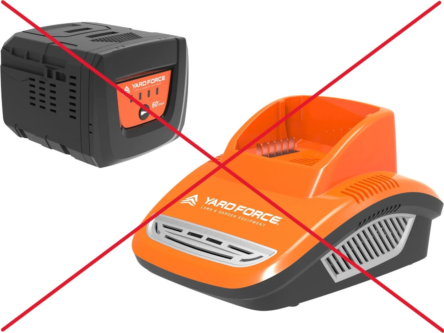 Yard Force 60 Volt - Akku - Laubbläser & Sauger - LB M20W Solo ohne Akku