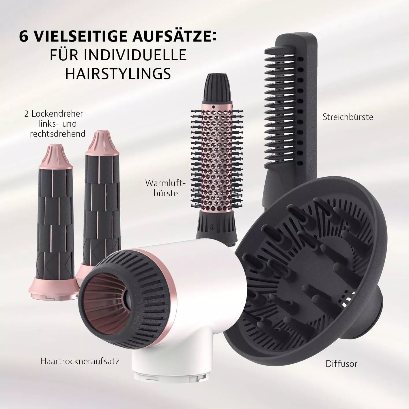 MY BEAUTY STYLER 7-teiliges Set, Hairstylings wie vom Profi