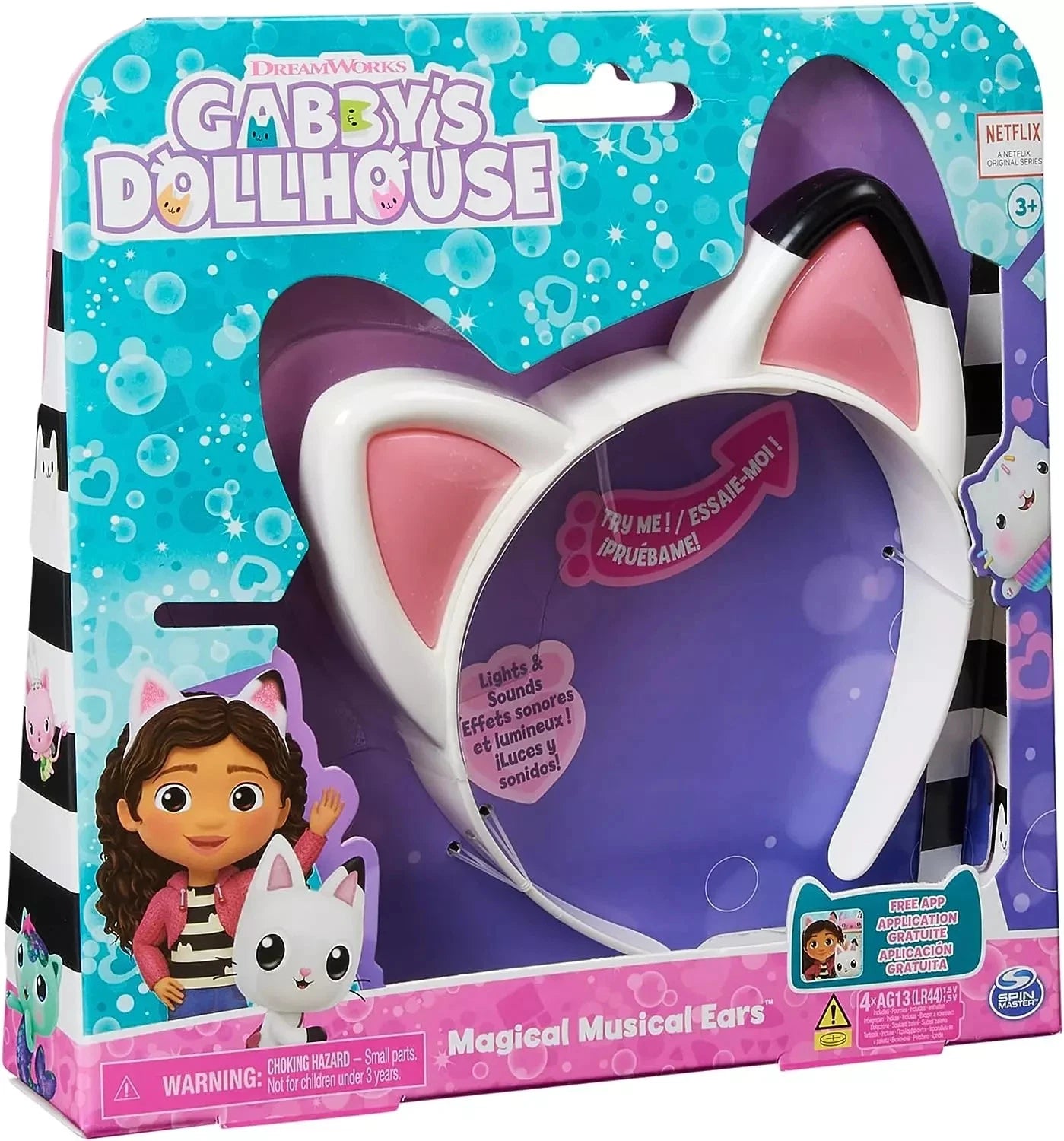 Gabby‘s Dollhouse 6060413 Magical Music Katzen Ohren Haarreif Lichteffekt ab 3