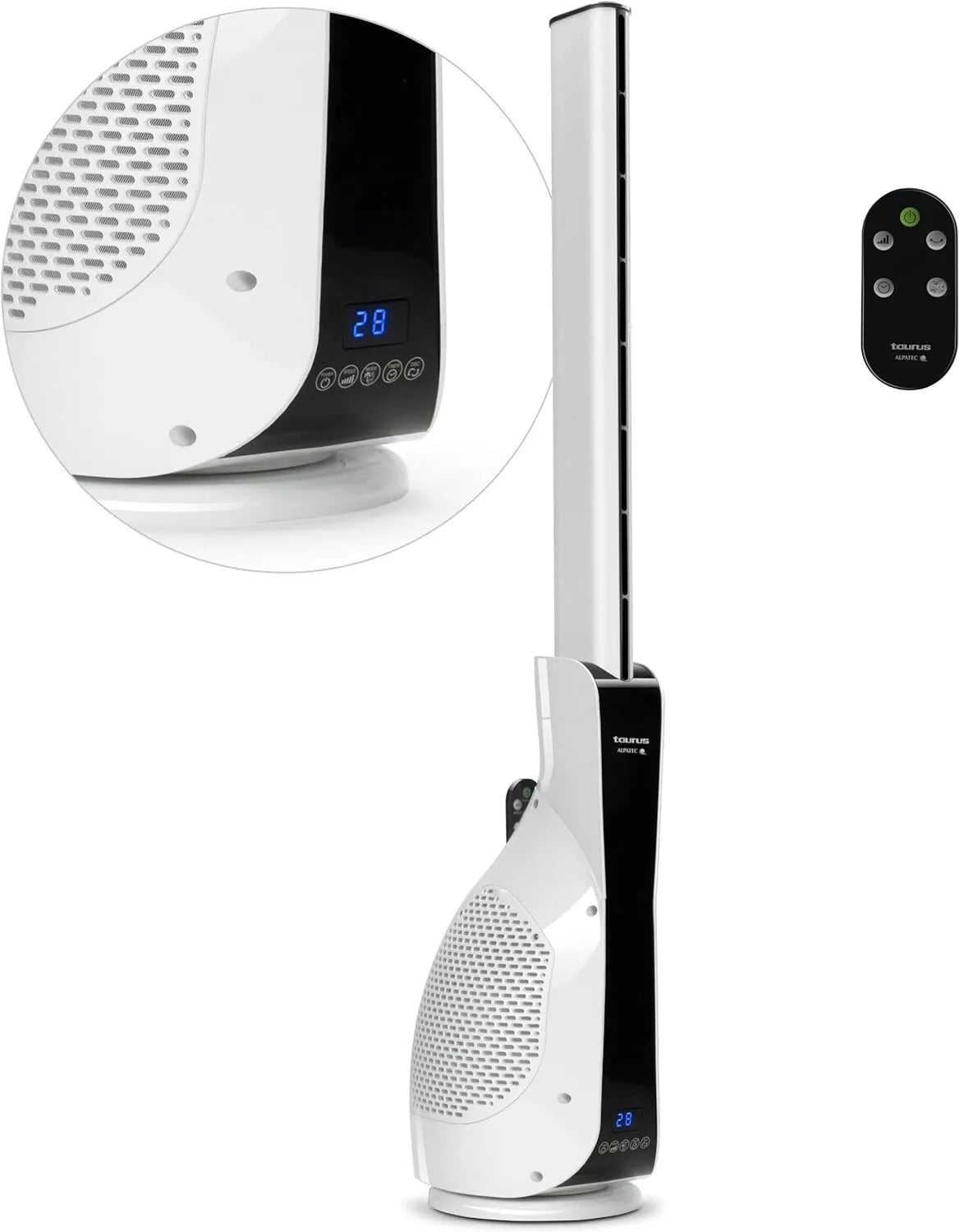 B-Ware Turmventilator Taurus TF8001D3 30W Weiß BABEL INVISIBLE, Ausstellungstück