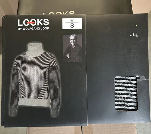 LOOKS by WOLFGANG JOOP | Woll Strick Pullover | Damen Herren - Größe S