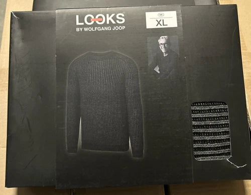 LOOKS by WOLFGANG JOOP | Woll Strick Pullover | Damen Herren - Größe XL