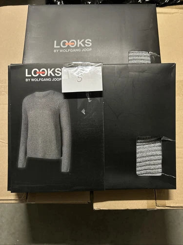 LOOKS by WOLFGANG JOOP | Woll Strick Pullover | Damen Herren - Größe S