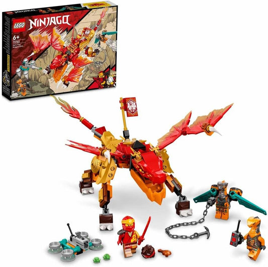 LEGO NINJAGO: Kais Feuerdrache Evo (71762) Abenteuer Action Bauset Minifiguren