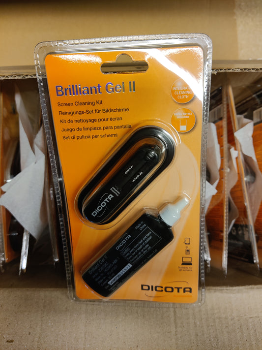 Restposten 20 Stück DICOTA Brilliant Gel II Bildschirm Reinigungsset Sonderposten