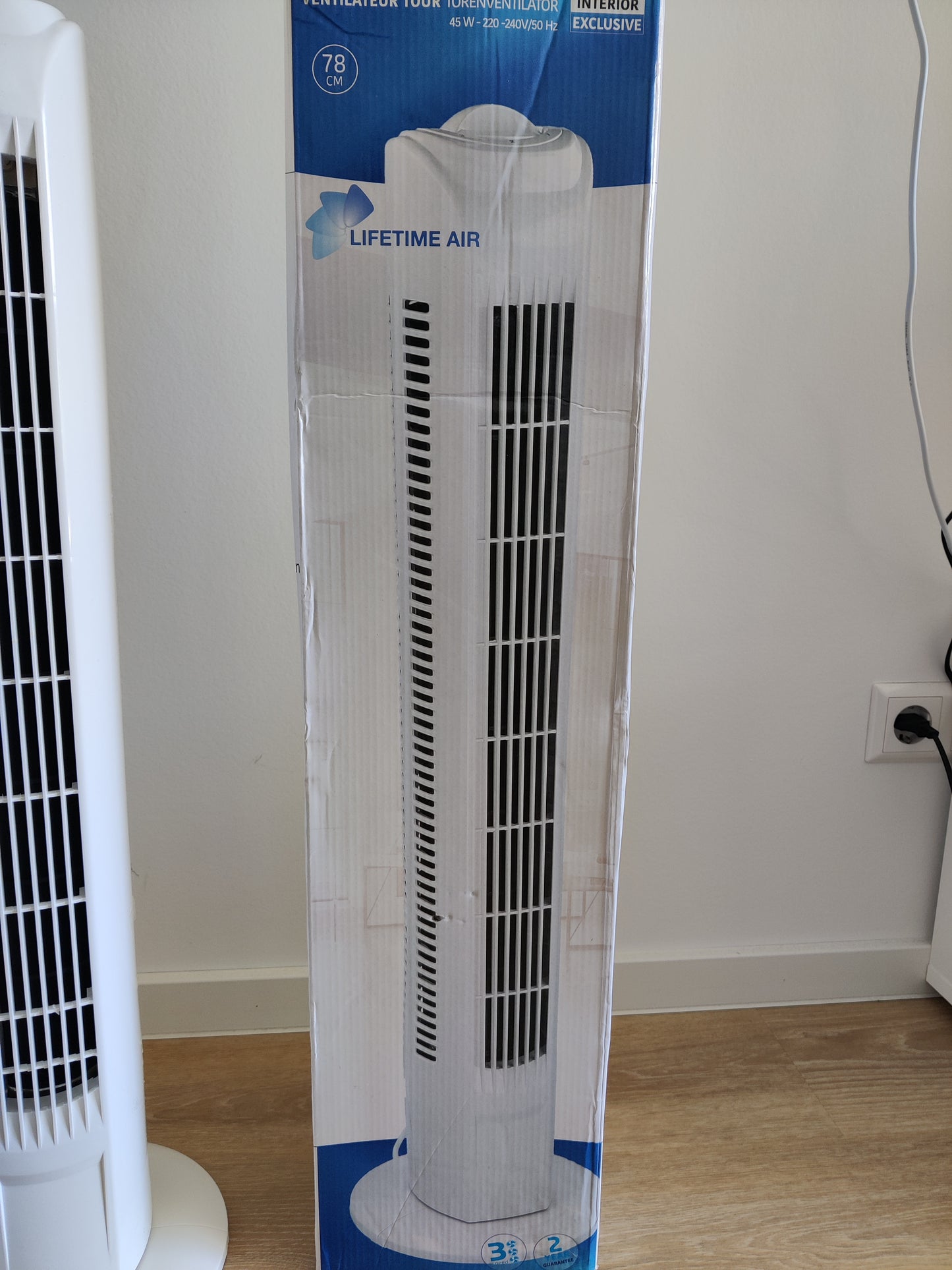 B-Ware Lifetime Air Turmventilator 78cm 45W
