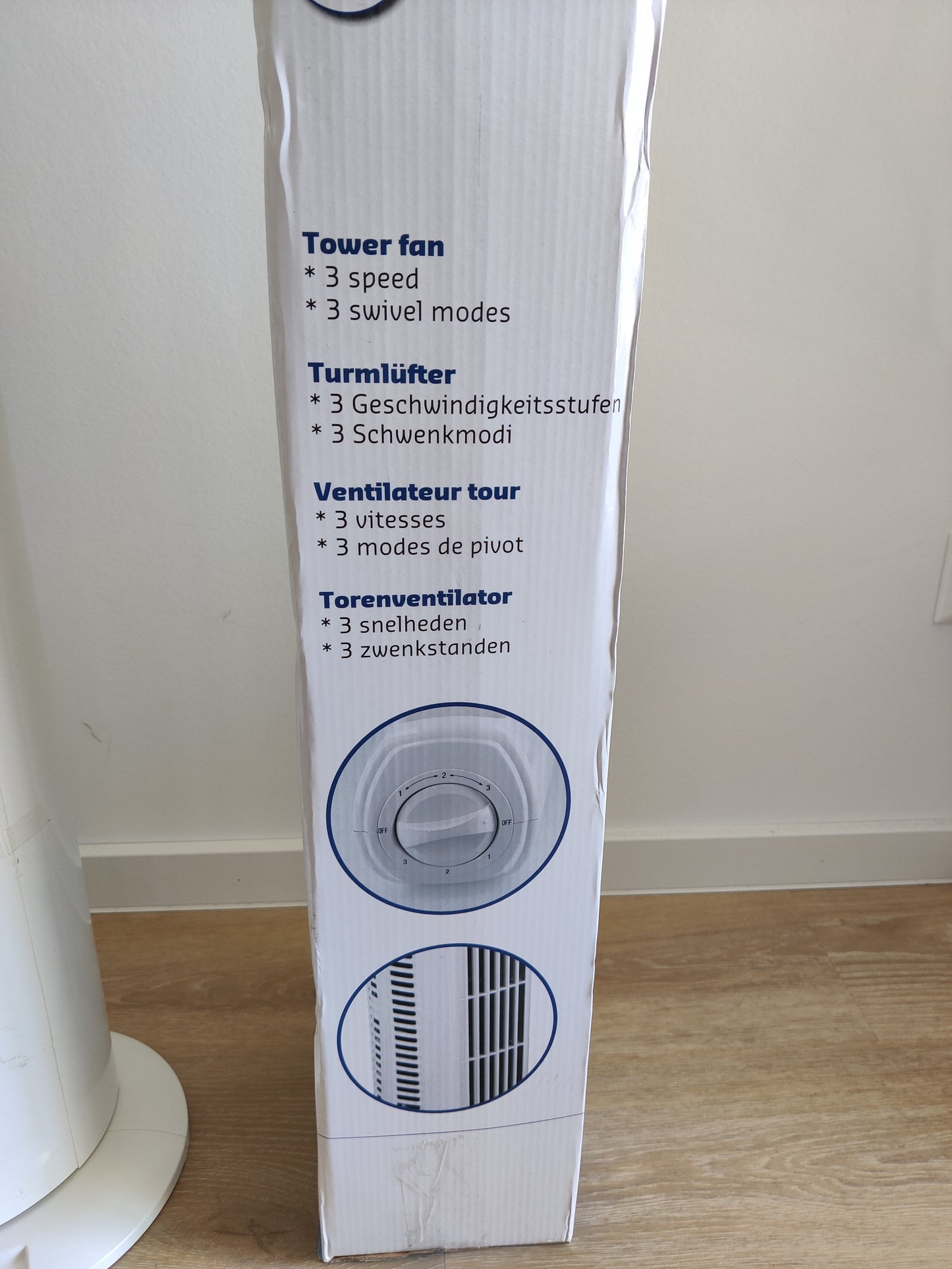 B-Ware Lifetime Air Turmventilator 78cm 45W