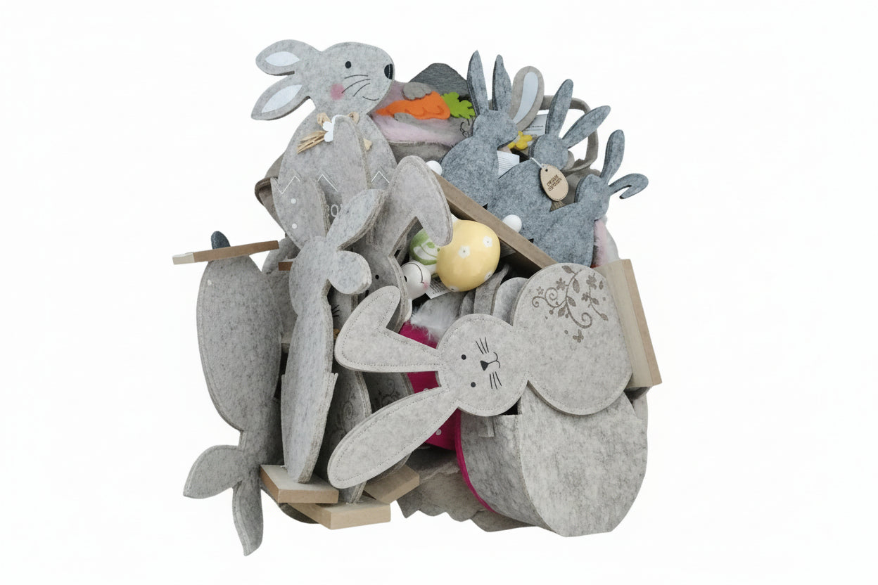 Osterdeko Neuware 50 zufällige Teile Farbe Kerzen Figuren Überraschung Sonderposten