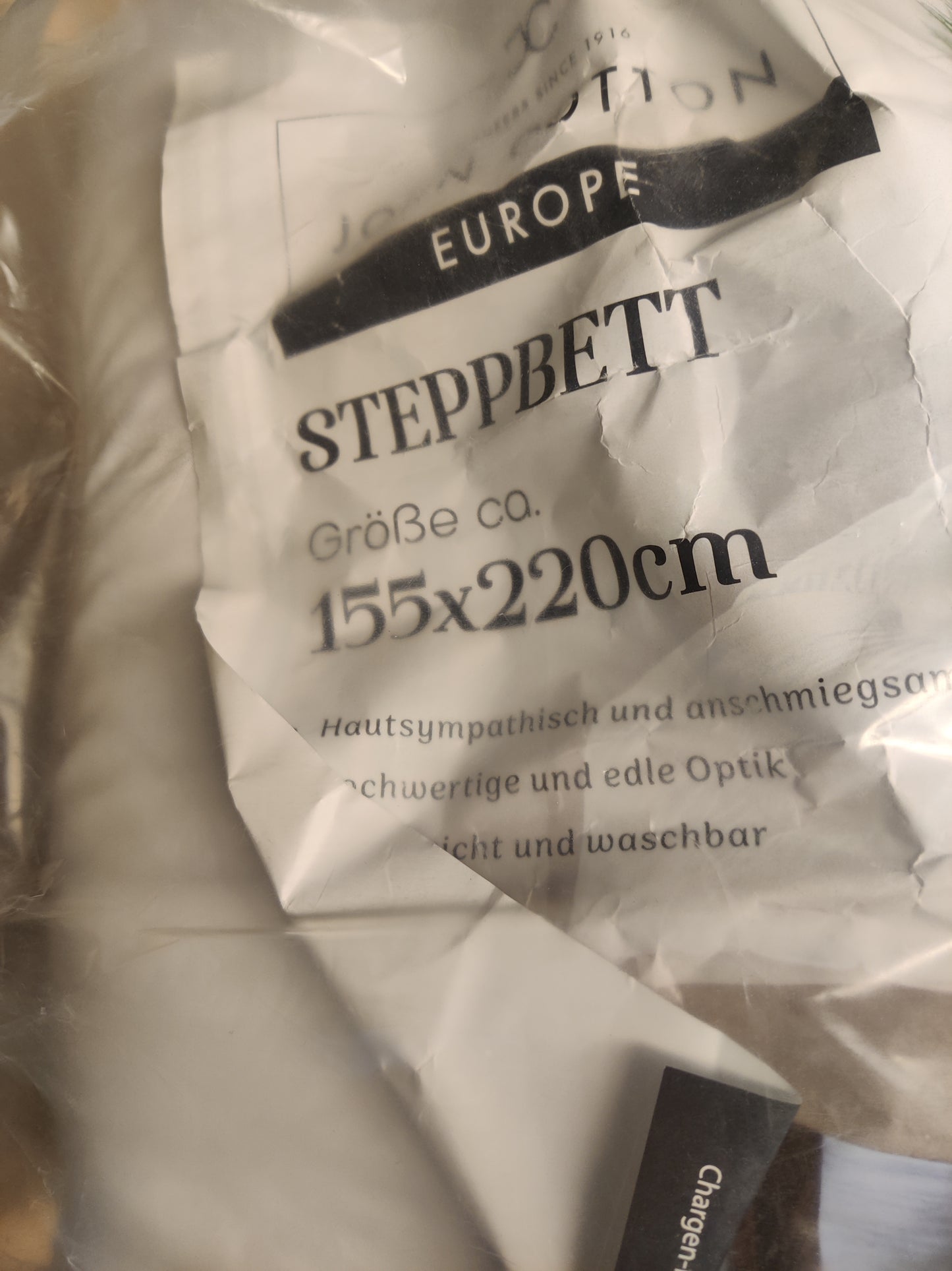 Restposten John Cotton Steppbett 155x220 cm