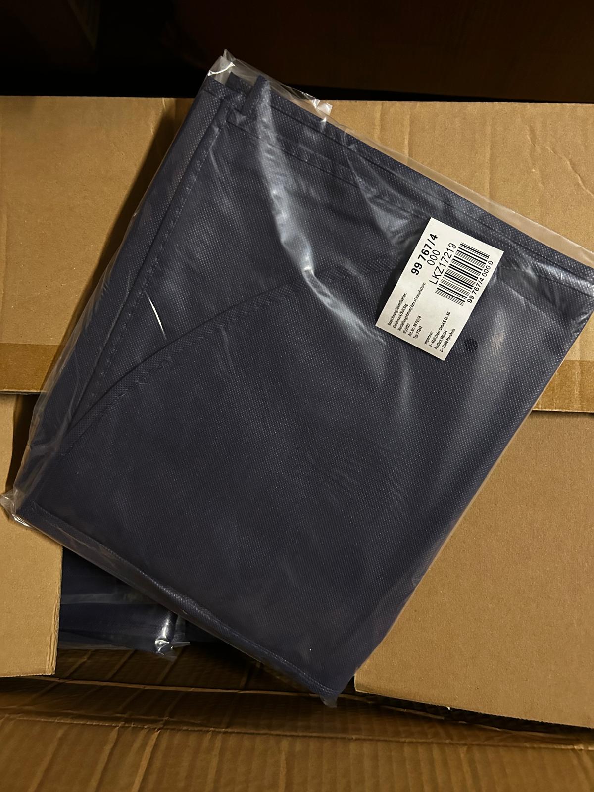 Sonderposten 90 Stück BABISTA Kleidersack Kleiderschutzhülle 100x60 PT848 Reißverschluss