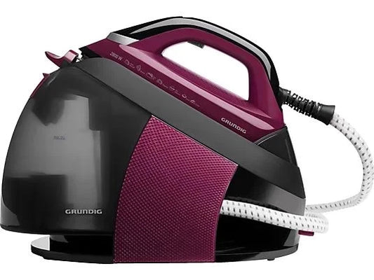 B-Ware Grundig Dampfbügelstationen Steam 2800 1 Load ViolettSchwarzSilber Kraftpaket.