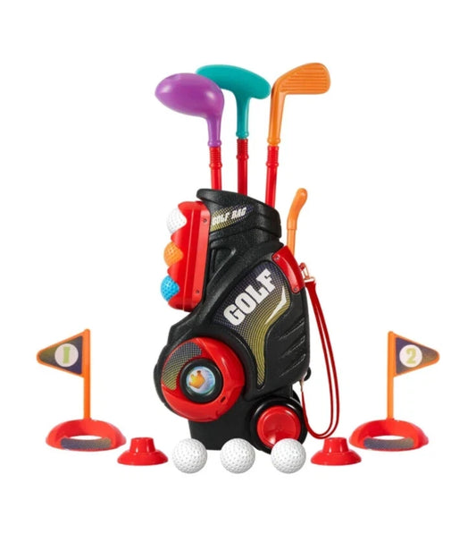 HYAKIDS GOLF-SET SPIELZEUG MIT TASCHE GOLFSCHLÄGER 6 BÄLLE Tragbar ab 3 J