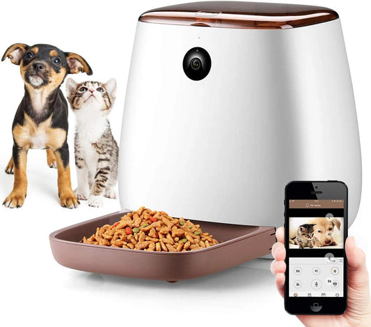 Eono Haustier Smart Pet Feeder Futterautomat Katze/Hund Wifi