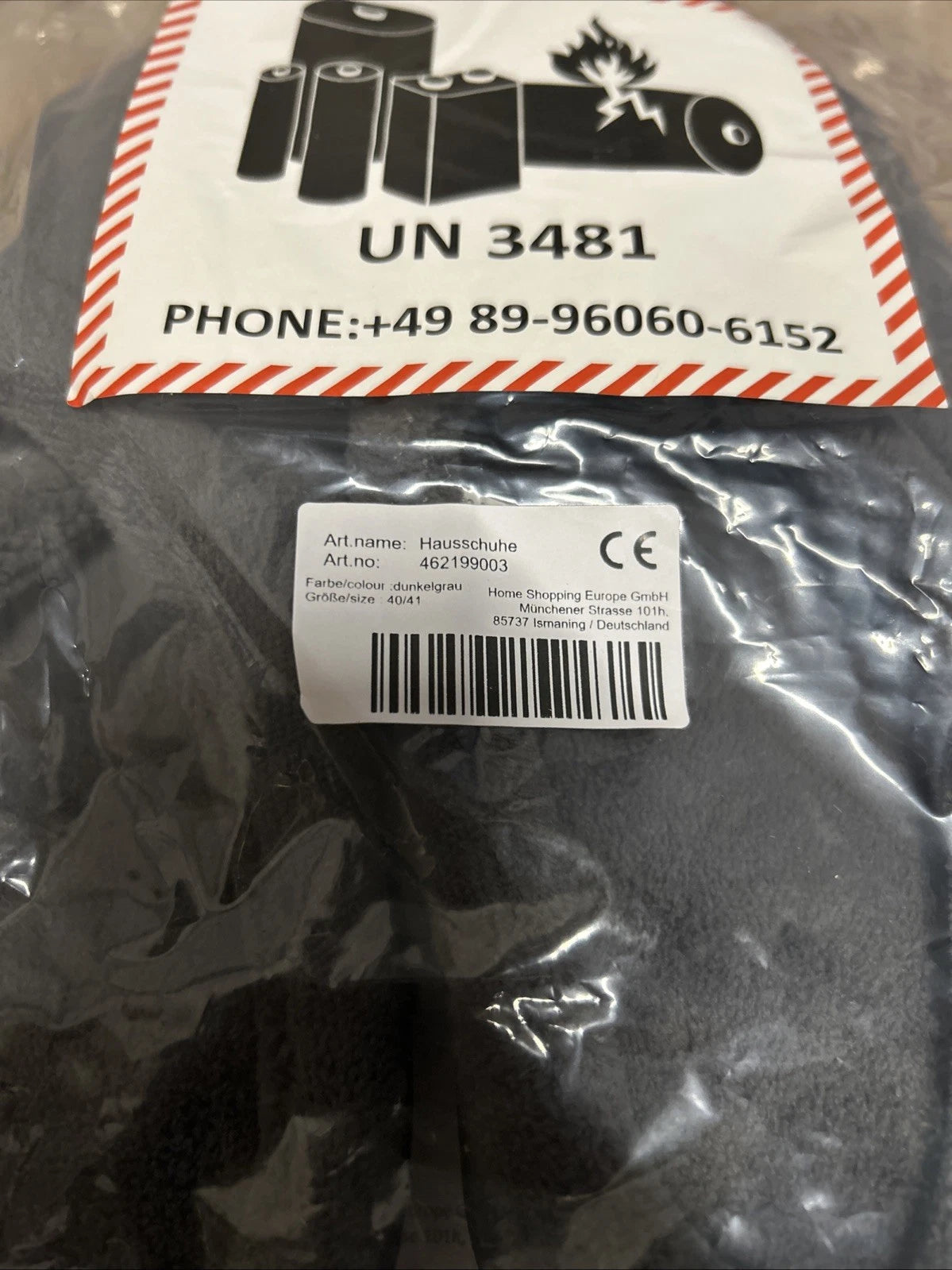 Restposten 48 Stück Solutions® Smart LED Hausschuhe - Sonderposten Größe 40/41