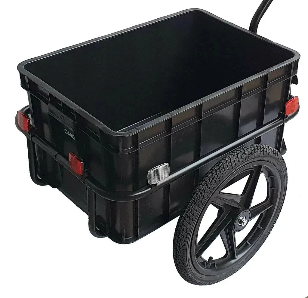 DMS® Fahrradanhänger Lastenanhänger Transportanhänger Anhänger 70L Handwagen