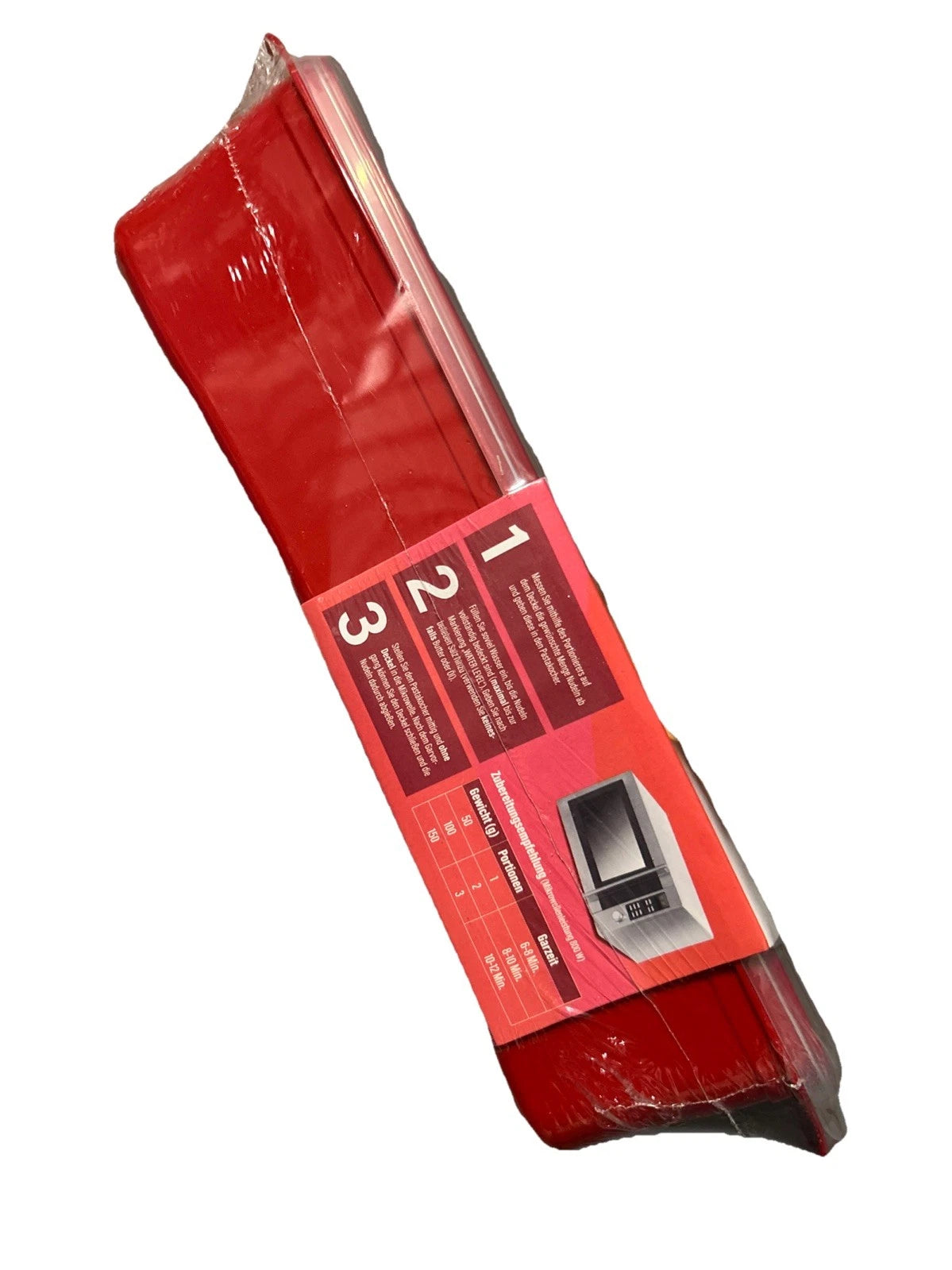 Mikrowellen Pastakocher Nudelkocher Hedura für 150 Gramm Nudeln Pasta Kocher