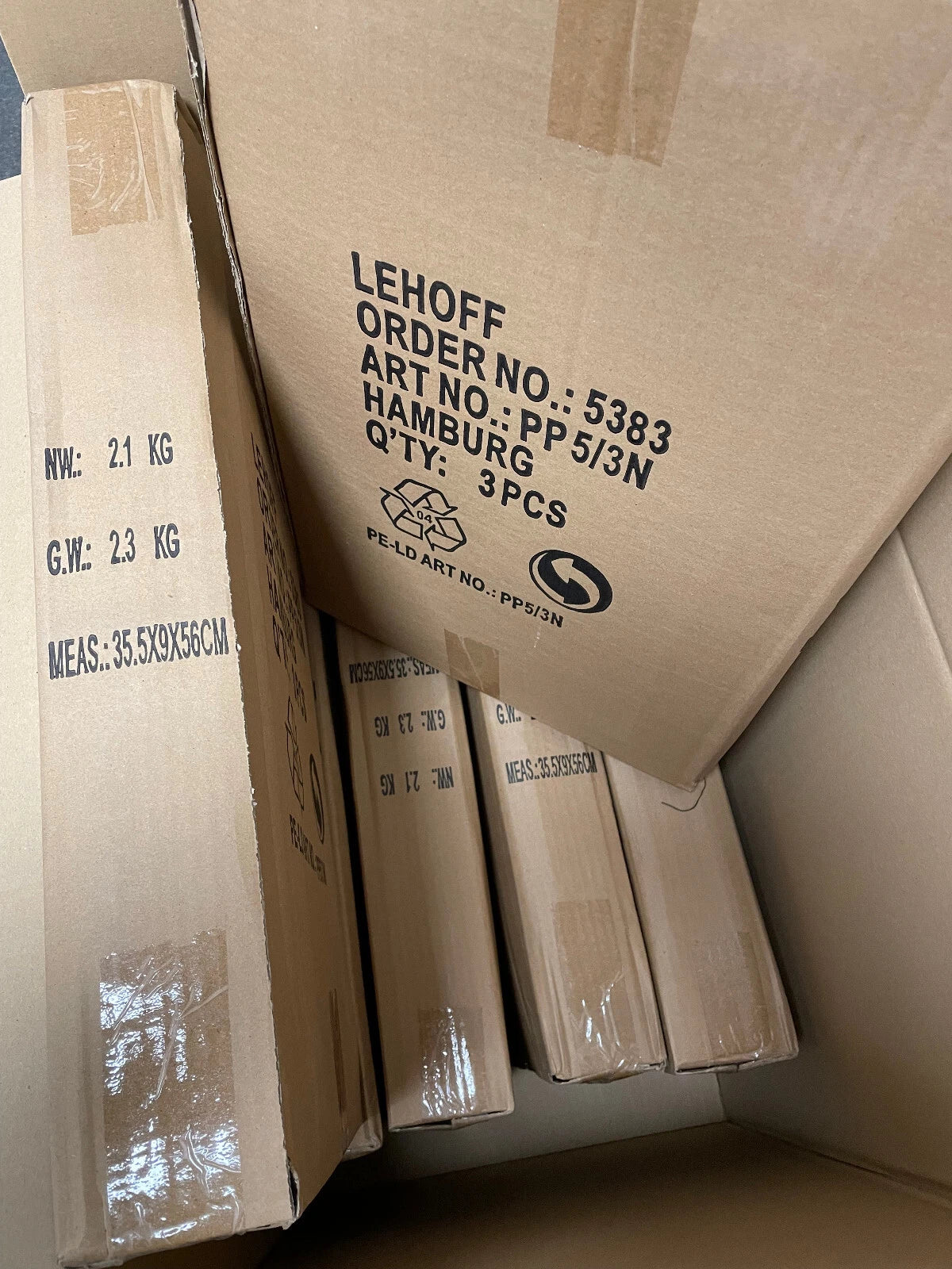 4Sets Koffer Tasche Rucksack je 3tlg. Handgepäck Trolley Sonderposten B2B