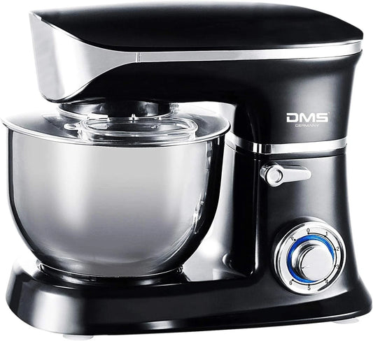Küchenmaschine DMS KM-1900B 1900W schwarz 6,5L Edelstahlschüssel 6-stufig
