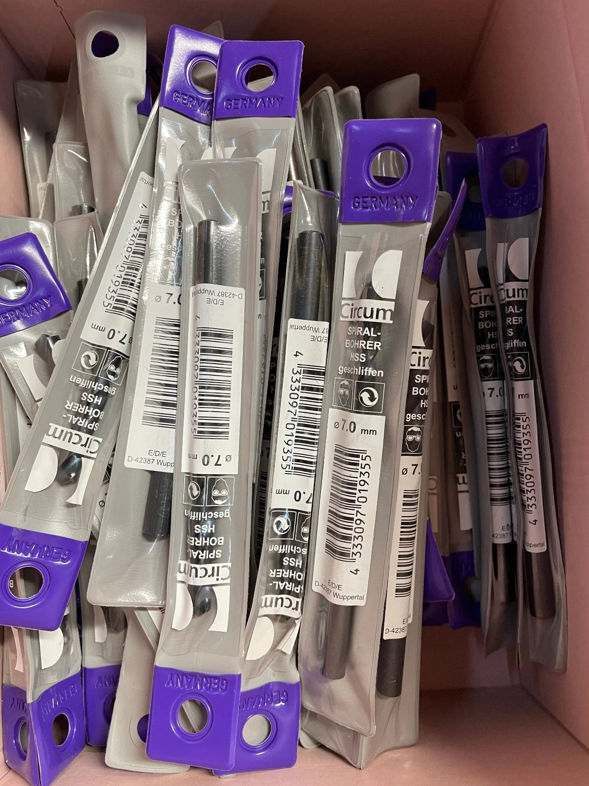 79 Stück 7mm Ø HSS Spiralbohrer Werkzeug Werkstatt Postenware Sonderposten