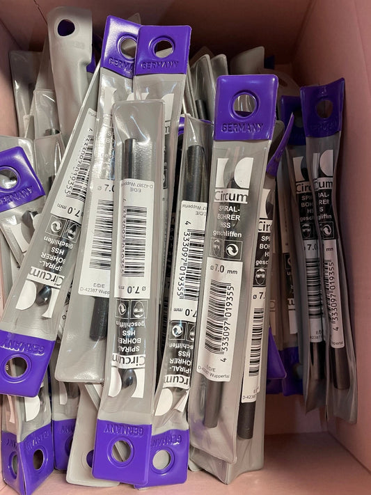 79 Stück 7mm Ø HSS Spiralbohrer Werkzeug Werkstatt Postenware Sonderposten