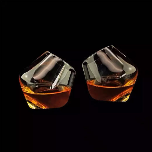 Rollende Whisky - Gläser 2er Set rollend drehend Whisky