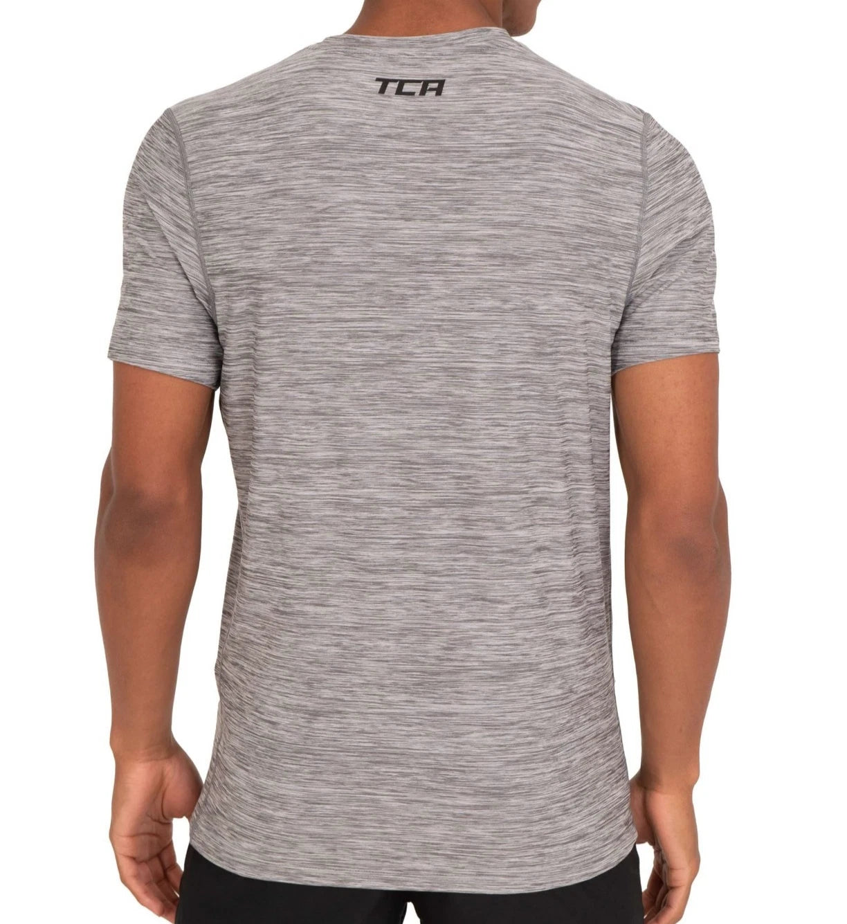 Trainingsshirt TCA Herren Galaxy Laufshirt - Hellgrau M