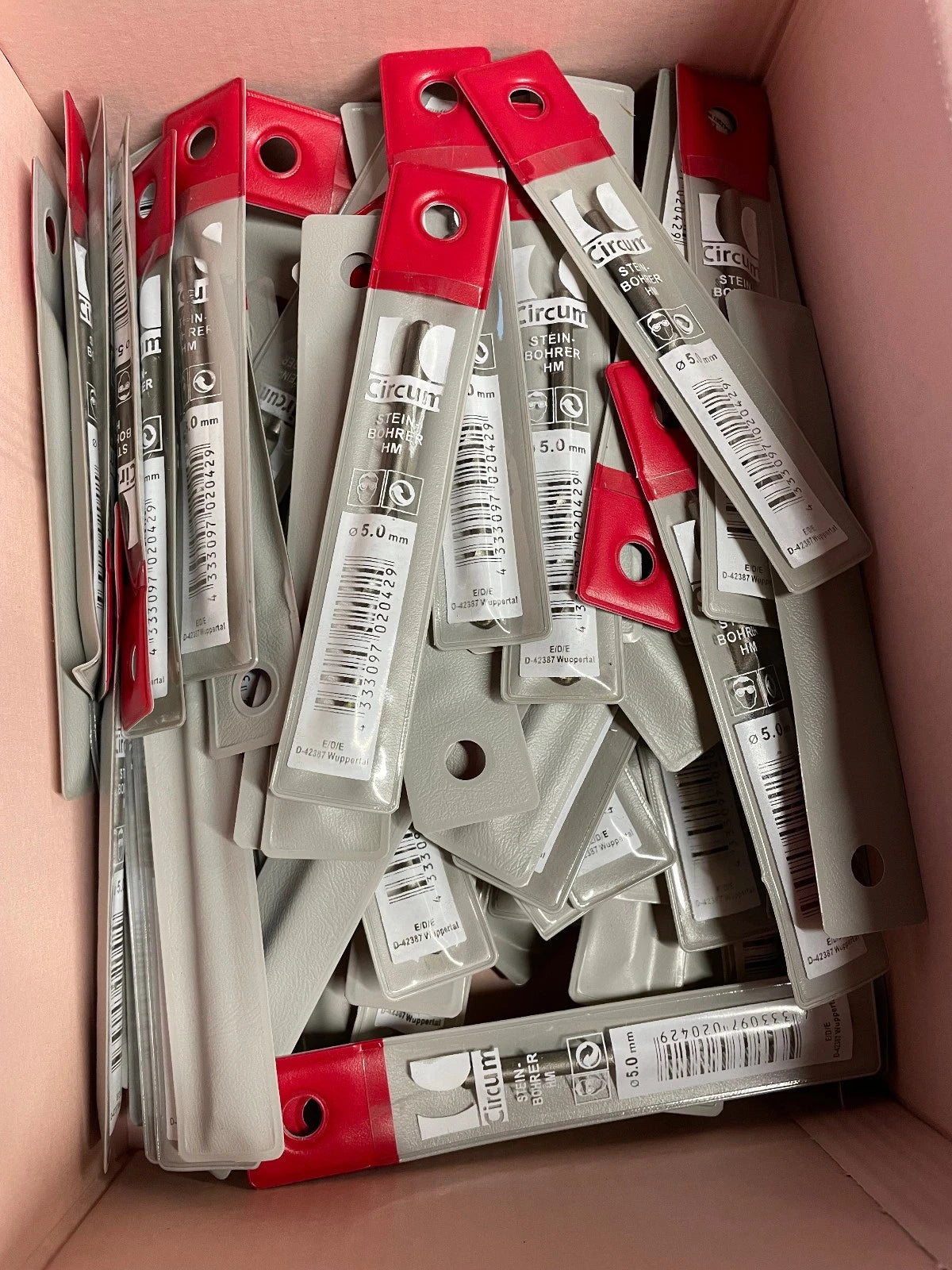 91 Stück Steinbohrer HM Bohrer 5mm Ø Handwerker Werkzeug Werkstatt Postenware