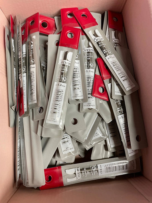 91 Stück Steinbohrer HM Bohrer 5mm Ø Handwerker Werkzeug Werkstatt Postenware