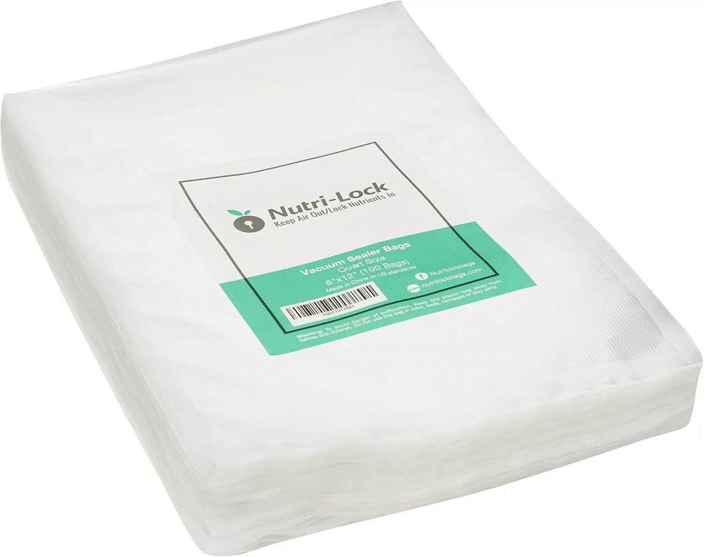 Vakuumierbeutel Nutri-Lock 20 cm x 30 cm vorgeschnittene Vakuum Beutel 100 Stück