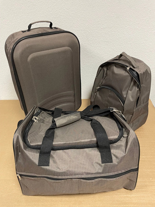 4Sets Koffer Tasche Rucksack je 3tlg. Handgepäck Trolley Sonderposten B2B