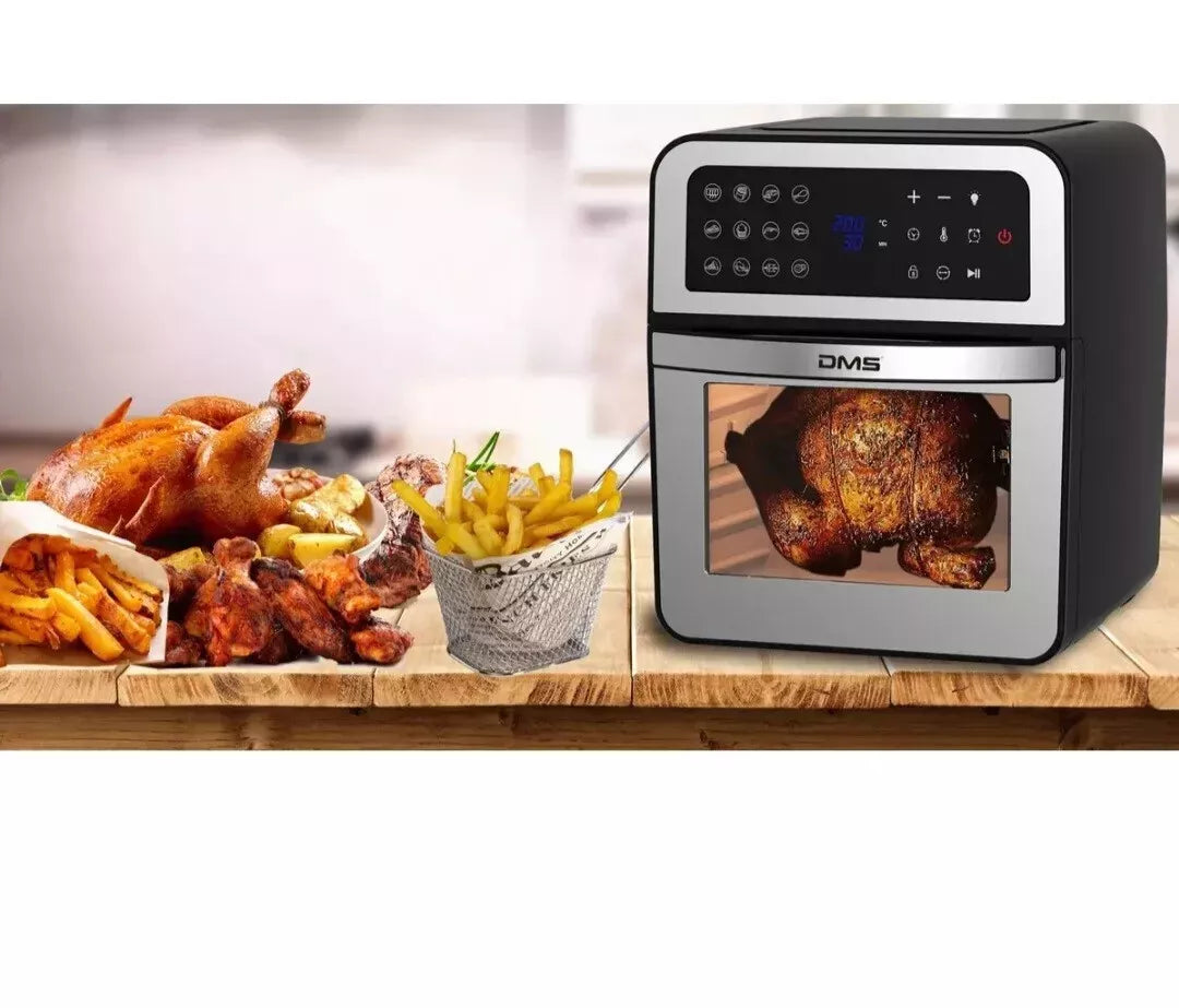 DMS HF 12S XXXL 12 Liter Heißluftfritteuse Fritteuse| Backofen Heißluftgrill