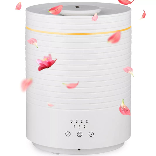 DAHTEC 2,7L Luftbefeuchter Ultraschall Aroma Diffuser Duftöl Timer LED