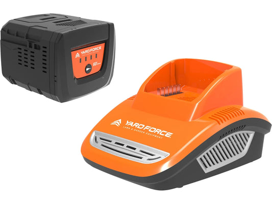 Yard Force 60 Volt - Starterset AL M25BN mit 2,5 Ah Akku und Ladegerät