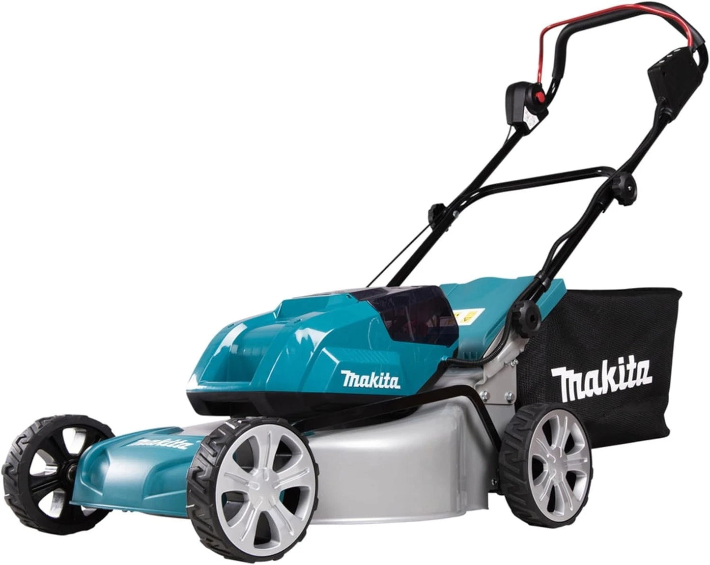 B-Ware Makita DLM463PT2 LXT Akku-Rasenmäher blau/schwarz 2x 18V 60 Liter Fangvolumen UVP:726€