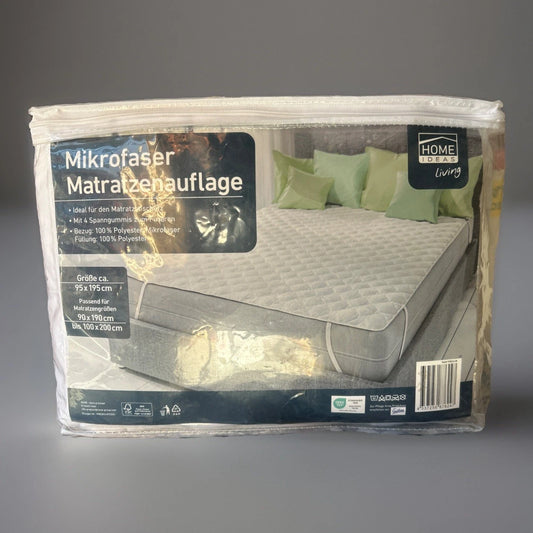 Mikrofaser Matratzenauflage 95 x 195 cm Matratzenschoner Home Living Neu