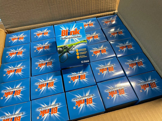 100 Pack!! Brillenputztücher je 52 Stück/Pack Lagerauflösung Markthändler Restposten Sonderposten