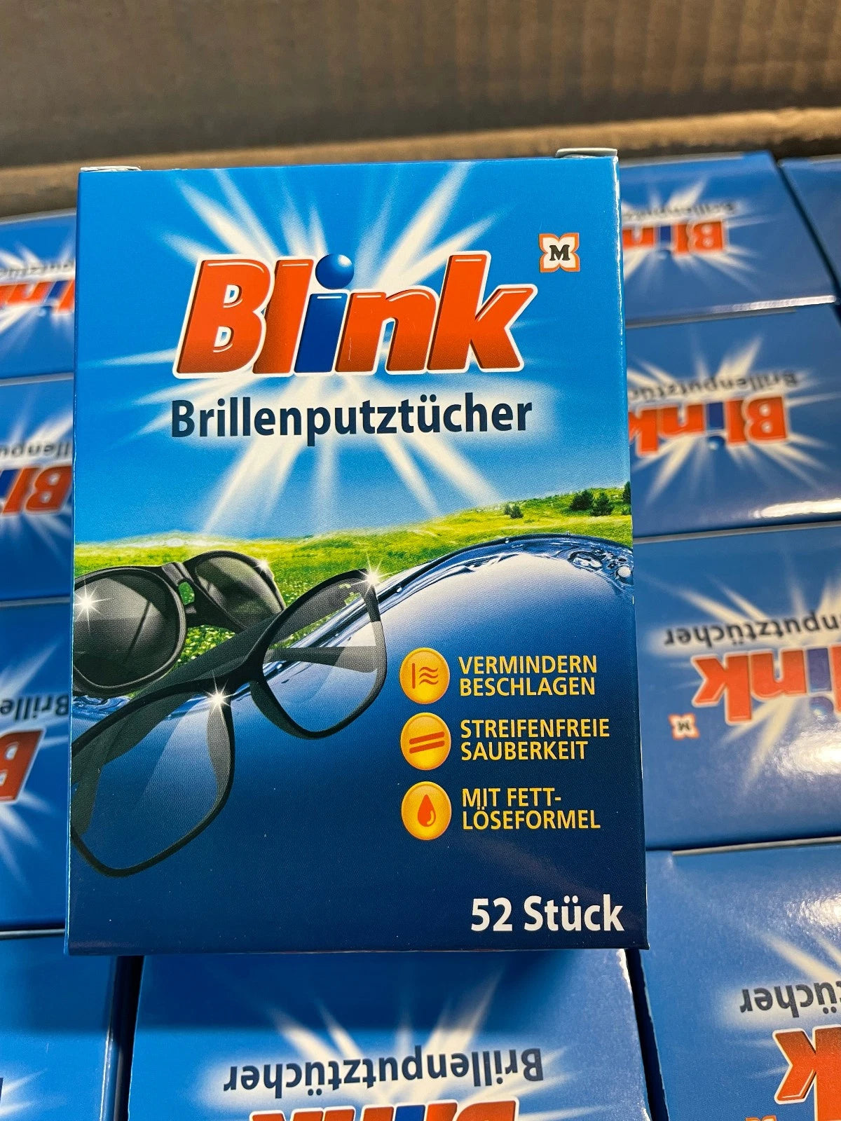 100 Pack!! Brillenputztücher je 52 Stück/Pack Lagerauflösung Markthändler Restposten Sonderposten