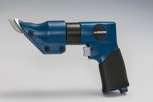 B-Ware Druckluft Blechschere Workzone – 2,4mm Schnitt, GS geprüft, Kurvenschnitt