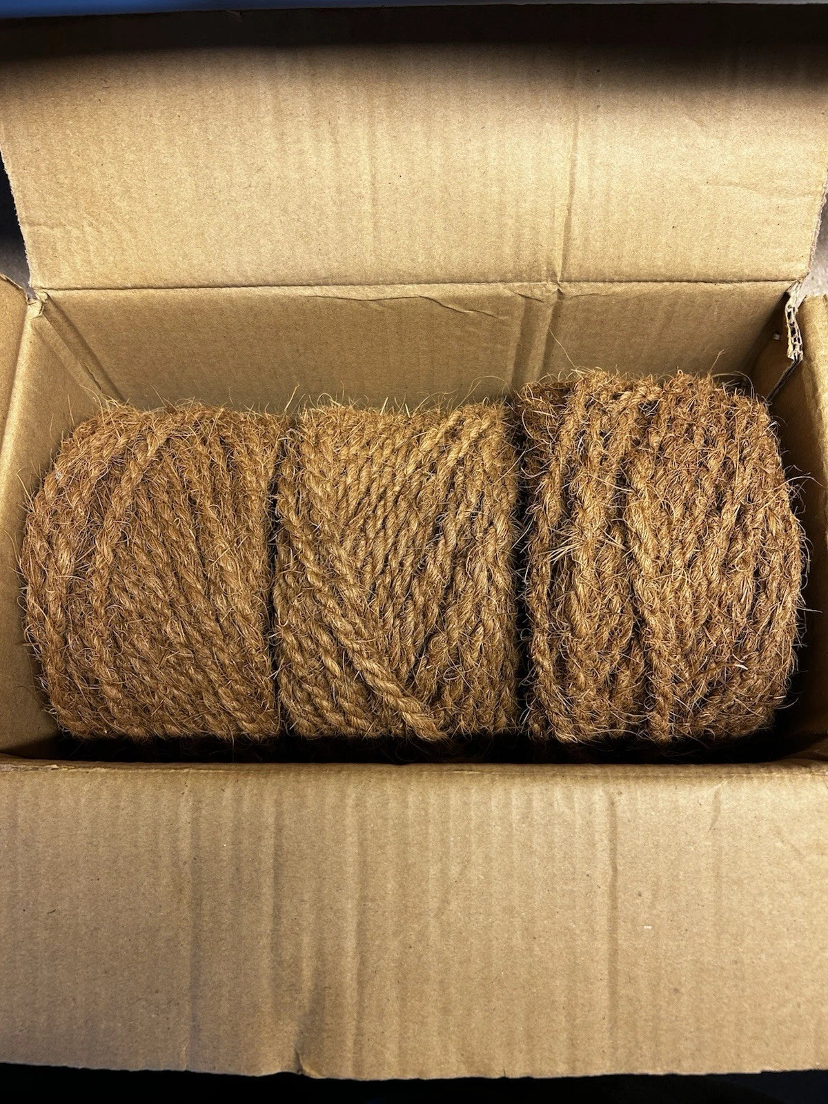 Restposten Kratzbaumseil für Katzen 3 x 50m Durchmesser 7mm Sonderposten