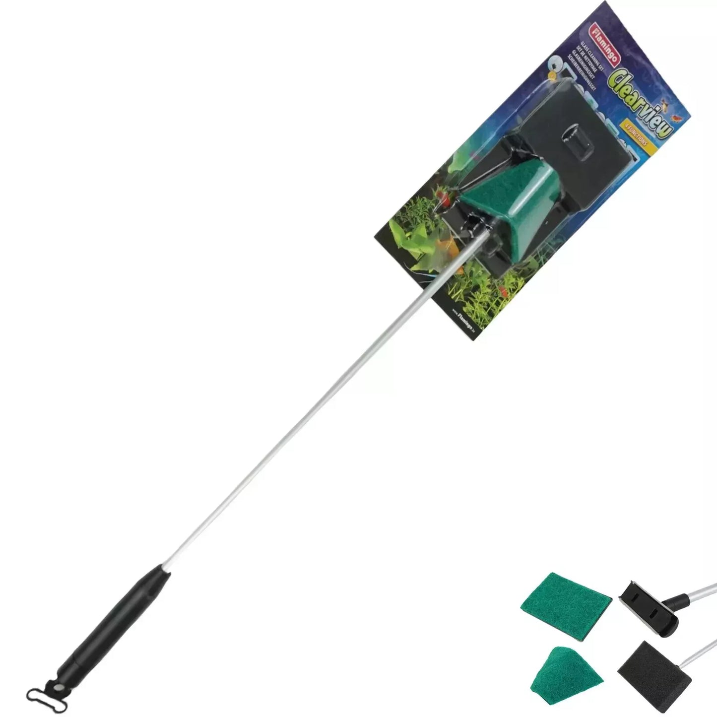 Aquarium Scheibenreinigung Set Clearview 4 Funktionen 401900 Scheiben Reiniger