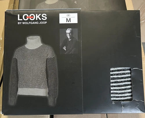 LOOKS by WOLFGANG JOOP | Woll Strick Pullover | Damen Herren - Größe M