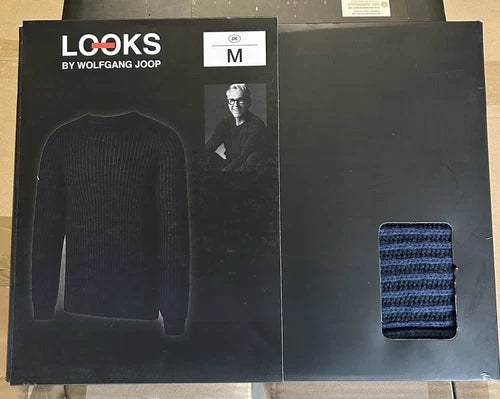 LOOKS by WOLFGANG JOOP | Woll Strick Pullover | Damen Herren - Größe M