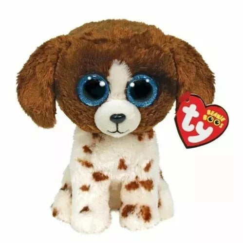 Ty Cuddly Muddles Hund 20cm Plüschtier Kuscheltier mit Glitzeraugen TY Original